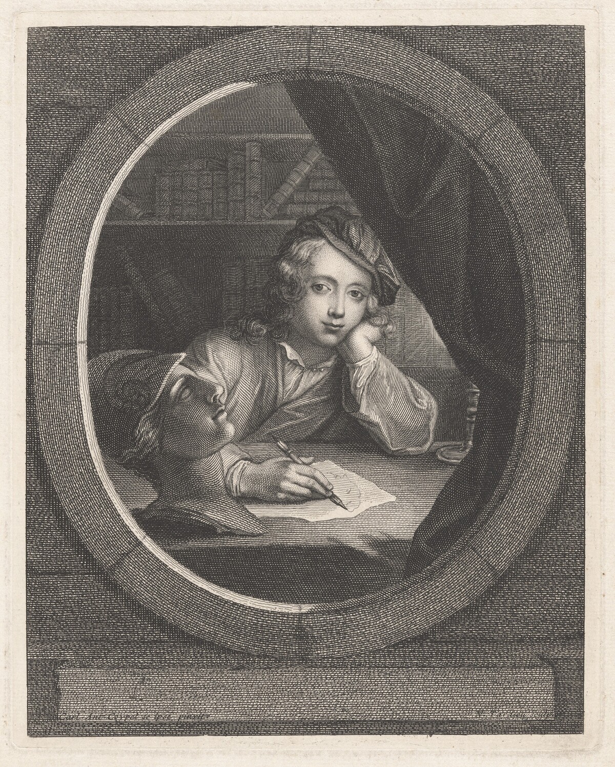 Charles-Antoine Coypel by Nicolas Henri Tardieu, after Charles-Antoine Coypel
