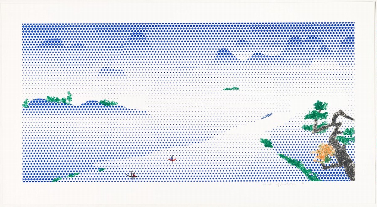 Landscape with Boats by Roy Lichtenstein