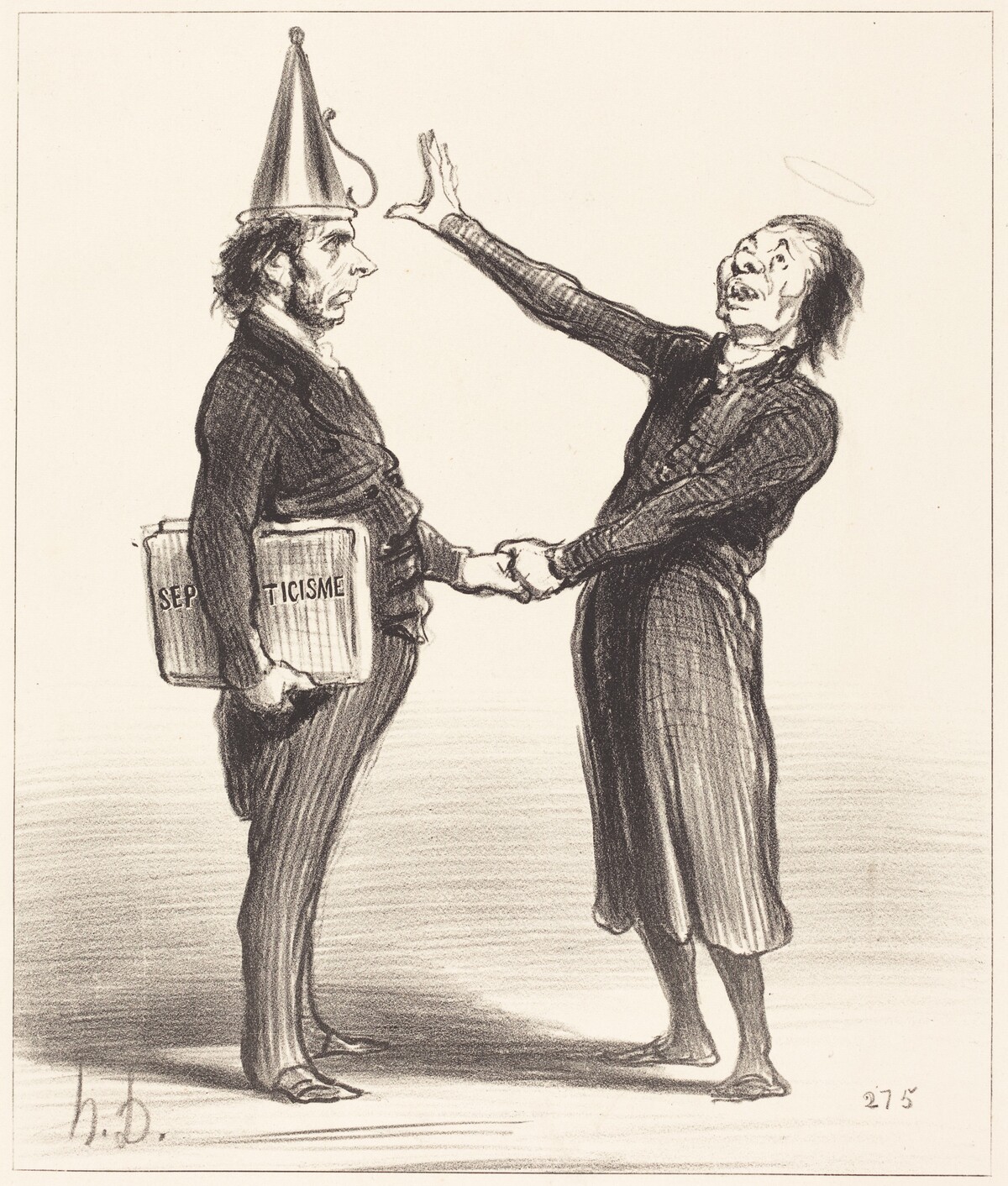 Une Alliance by Honoré Daumier