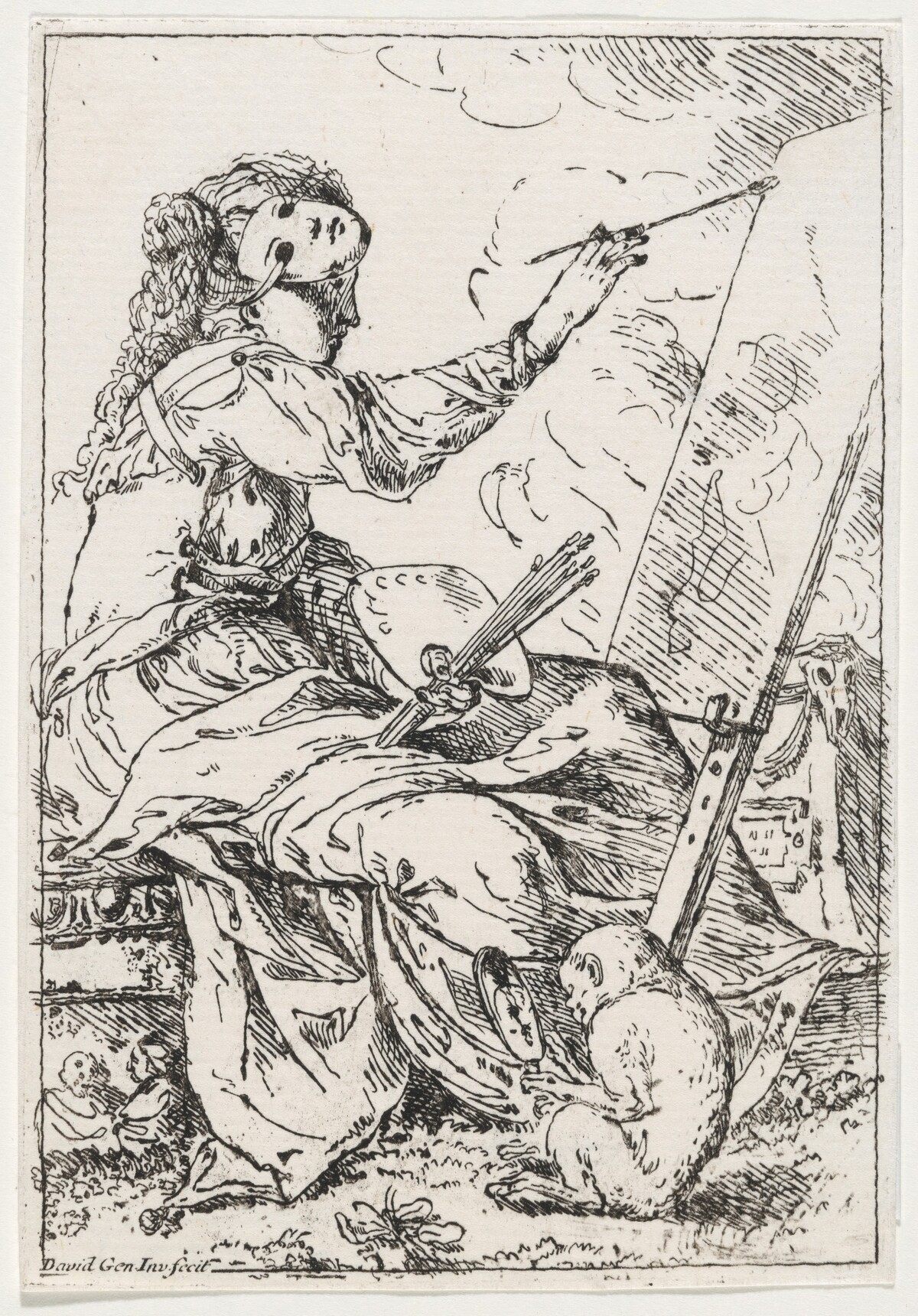 Allegory of Painting by Giovanni David