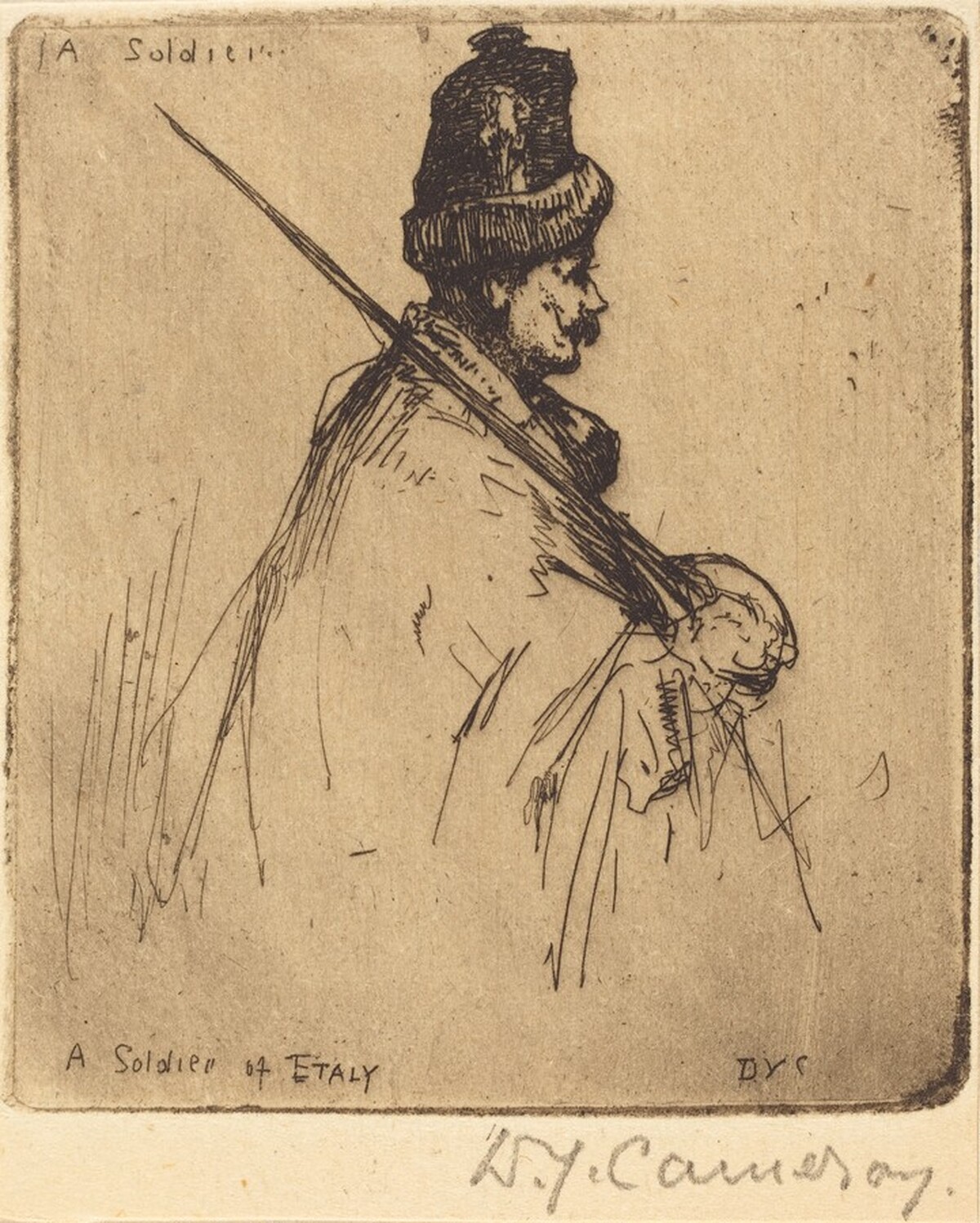 A Soldier of Italy by David Young Cameron