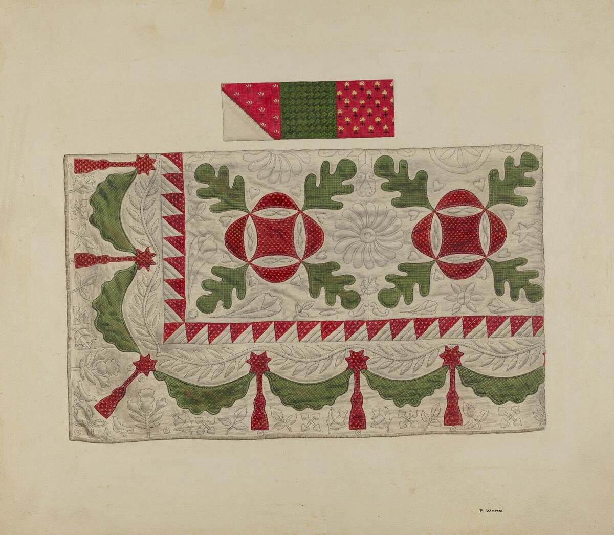 Quilt - Oak Leaf by Paul Ward
