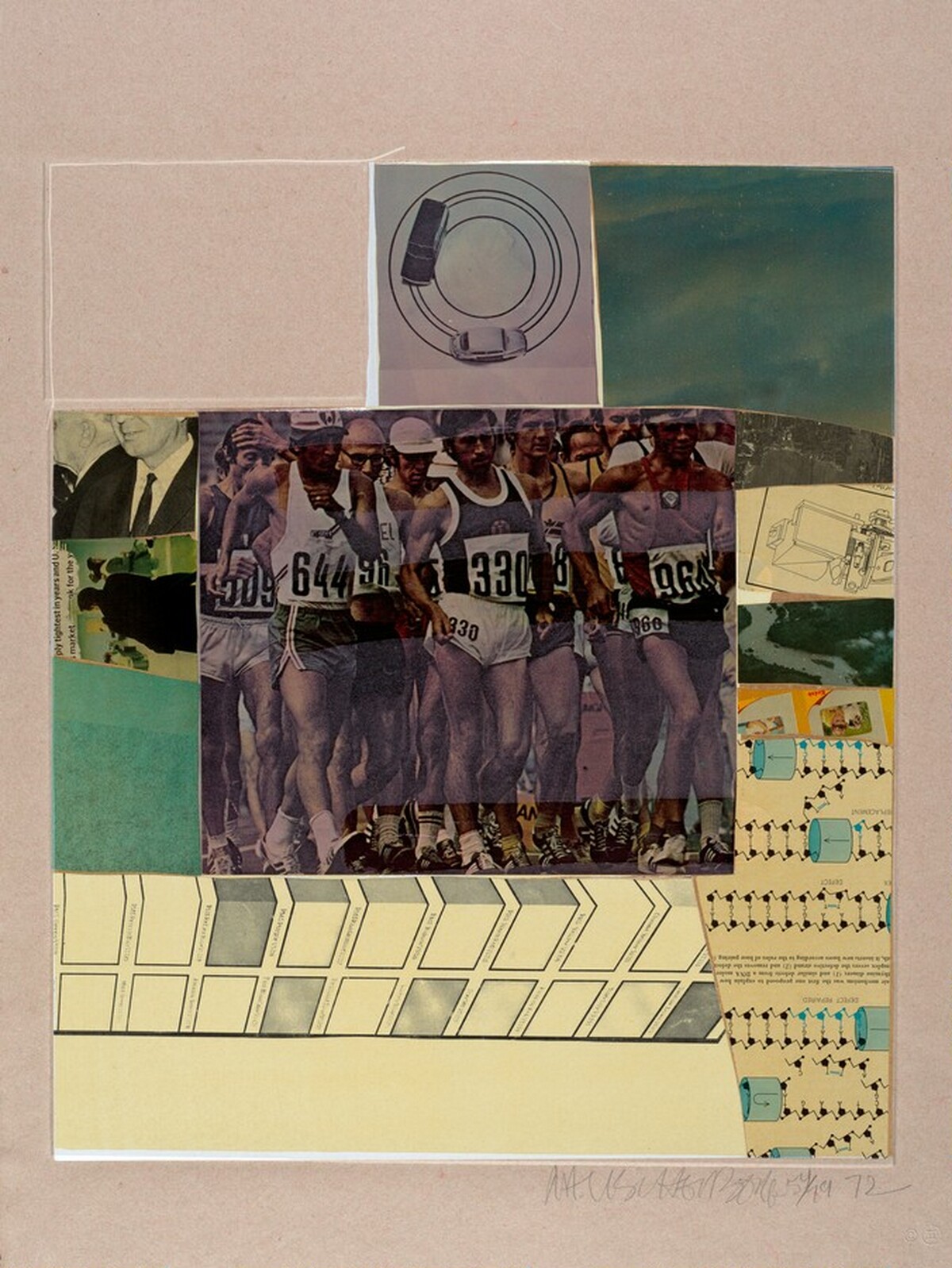 Horsefeathers Thirteen—VIII by Robert Rauschenberg
