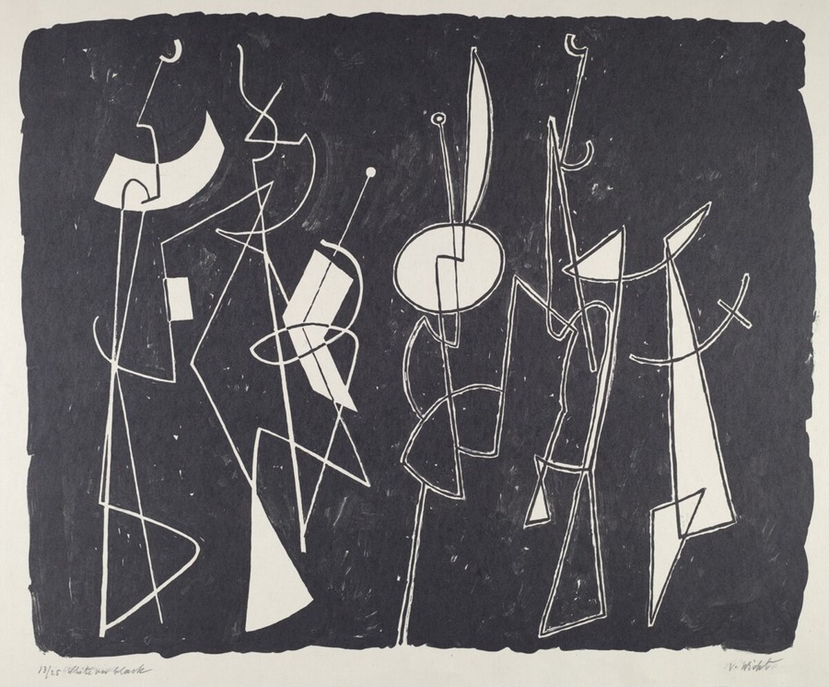 White on Black by John von Wicht
