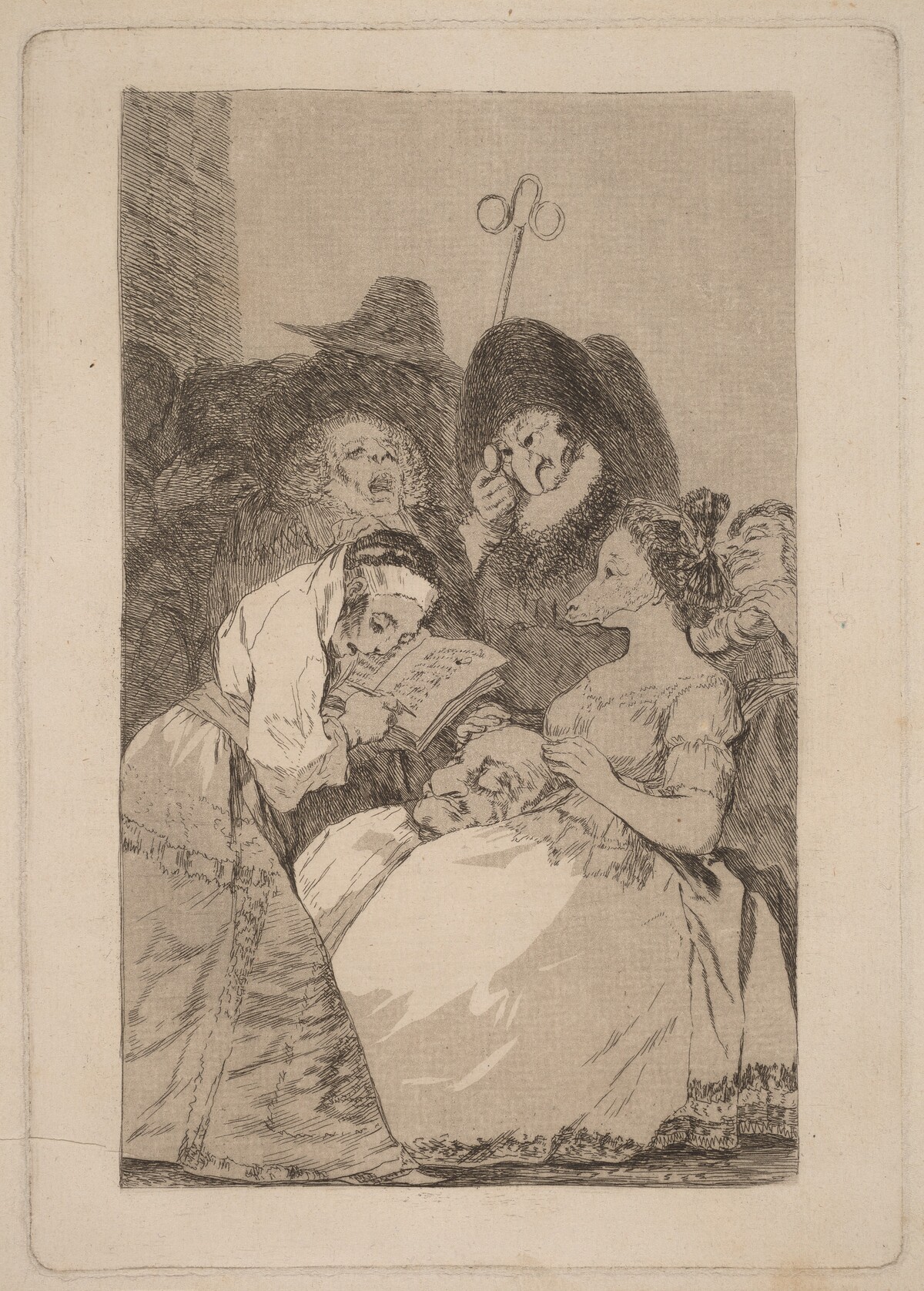 La filiacion (The Filiation) by Francisco Goya