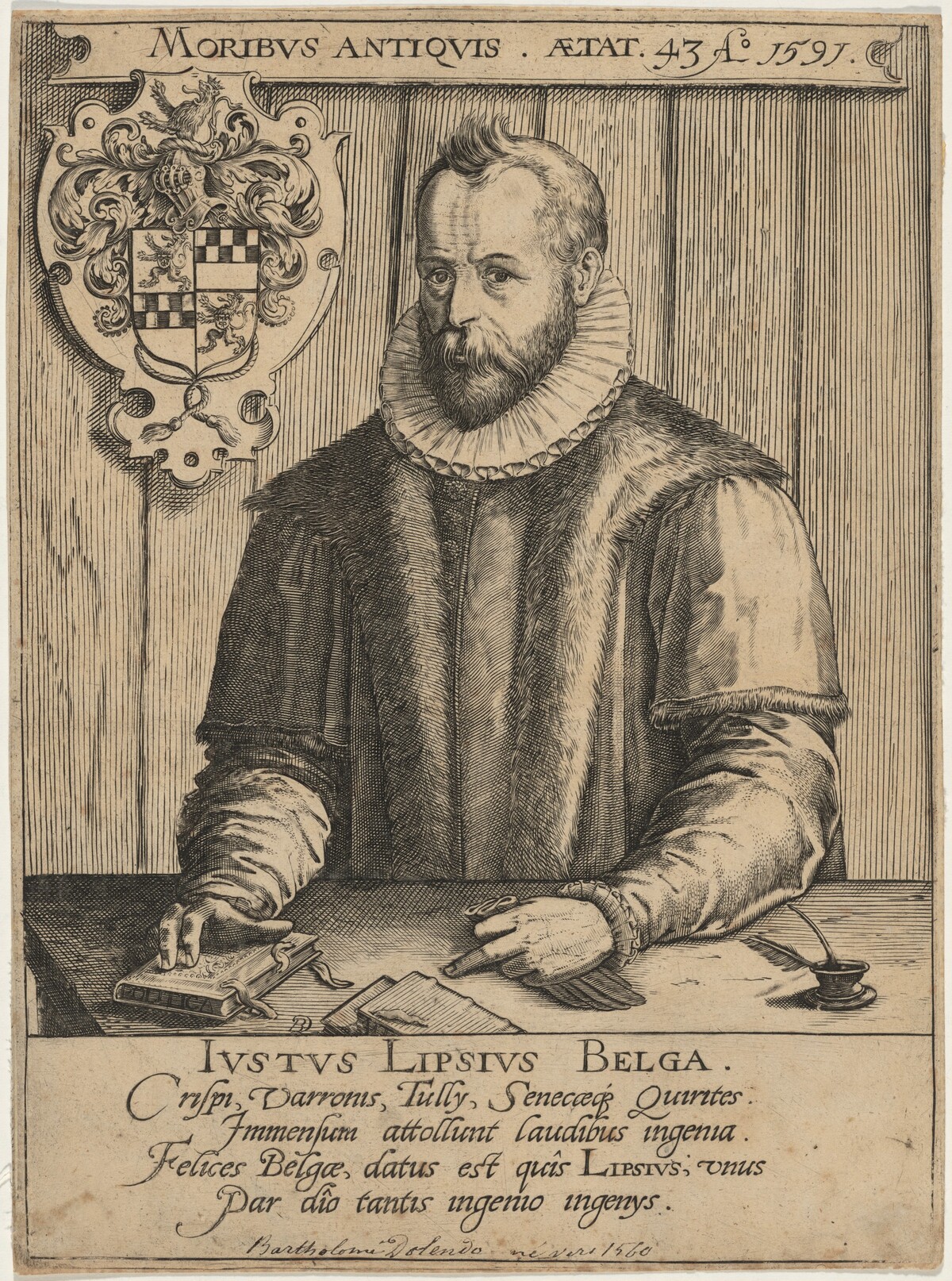 Justus Lipsius by Bartolomeus Willemsz Dolendo