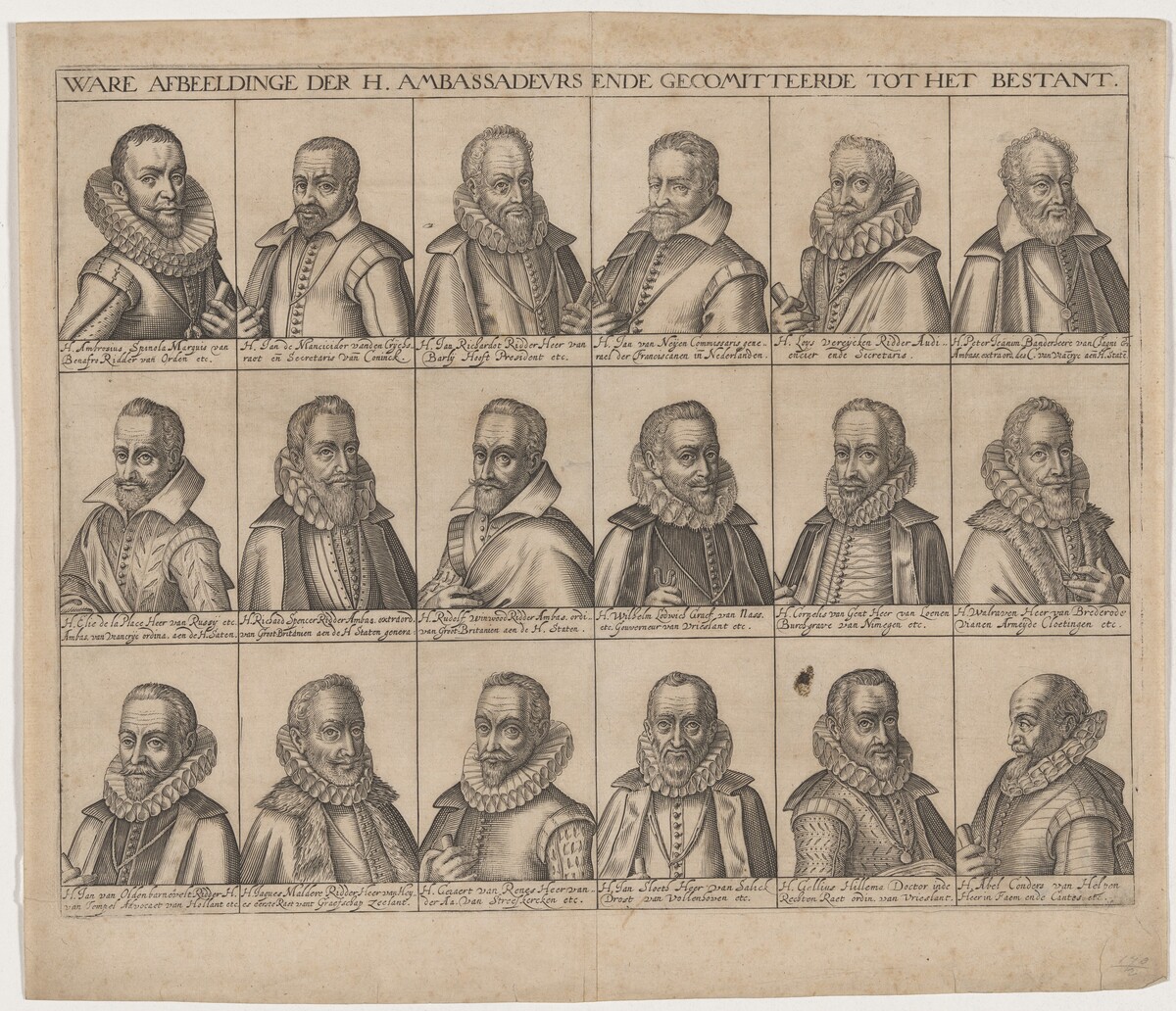 Dutch Ambassadors by Unknown Artist