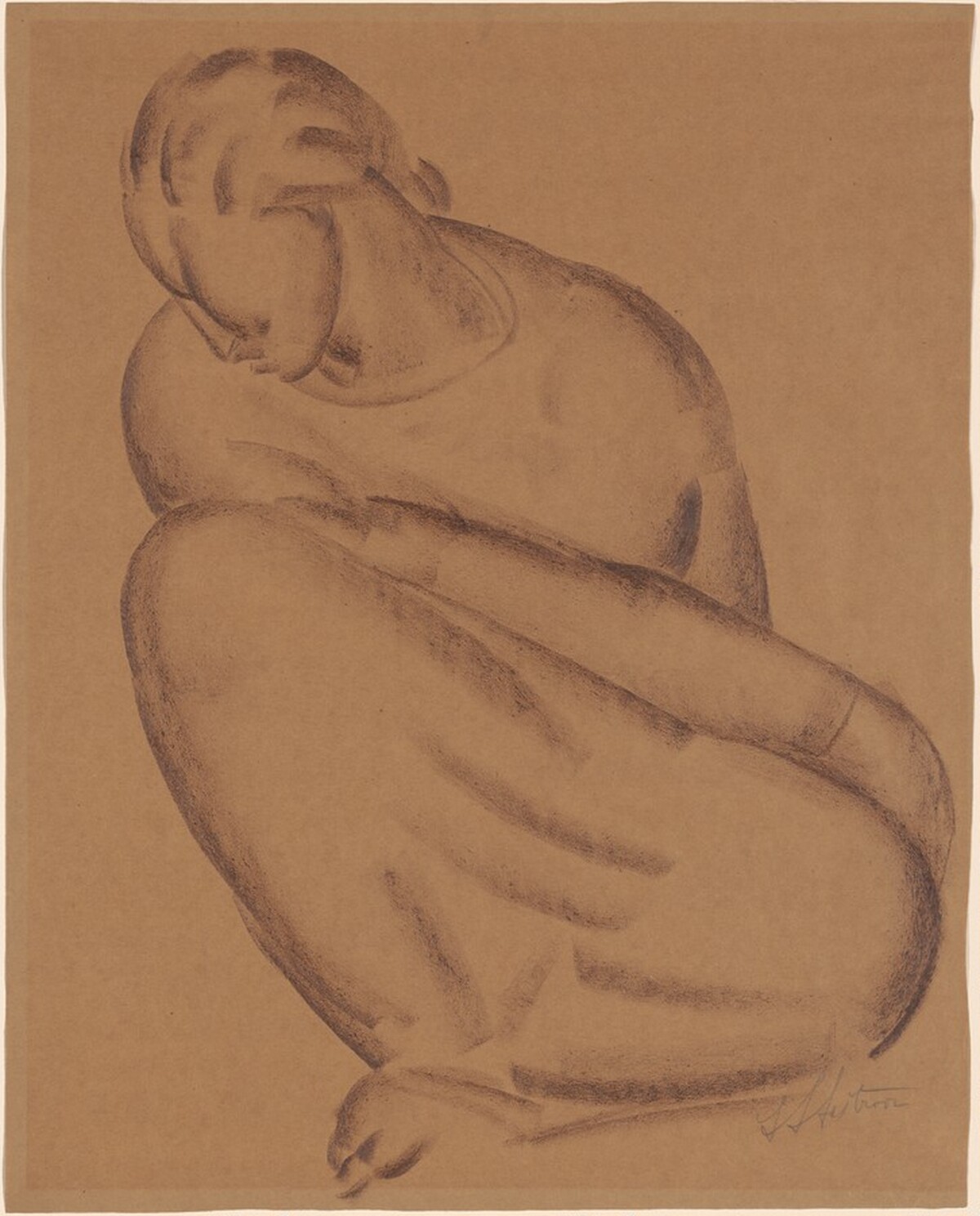 Seated Woman by Ivan Mestrovic