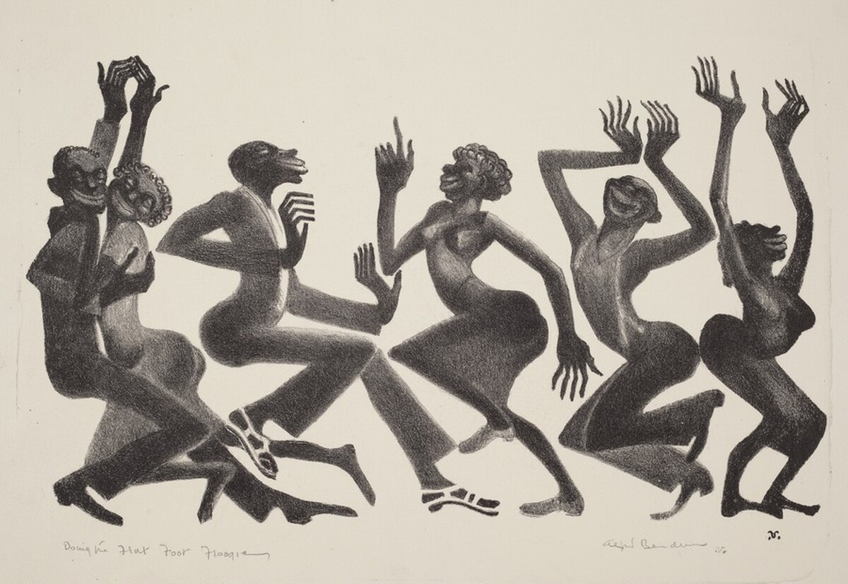 Doing the Flat Foot Floogie by Alfred Bendiner