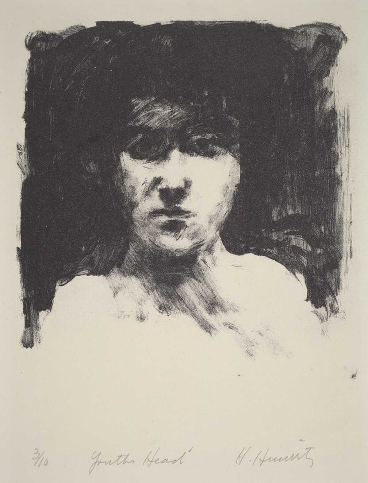 Youth's Head by Harry L. Hurwitz