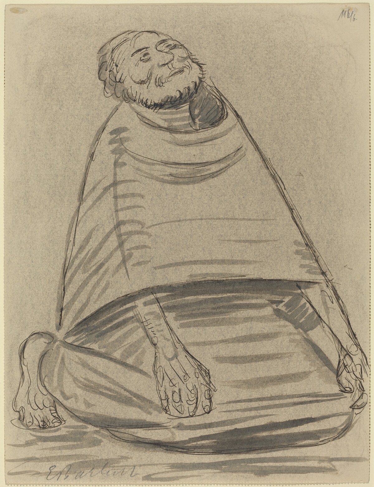 Man Kneeling by Ernst Barlach