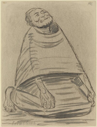 Man Kneeling
