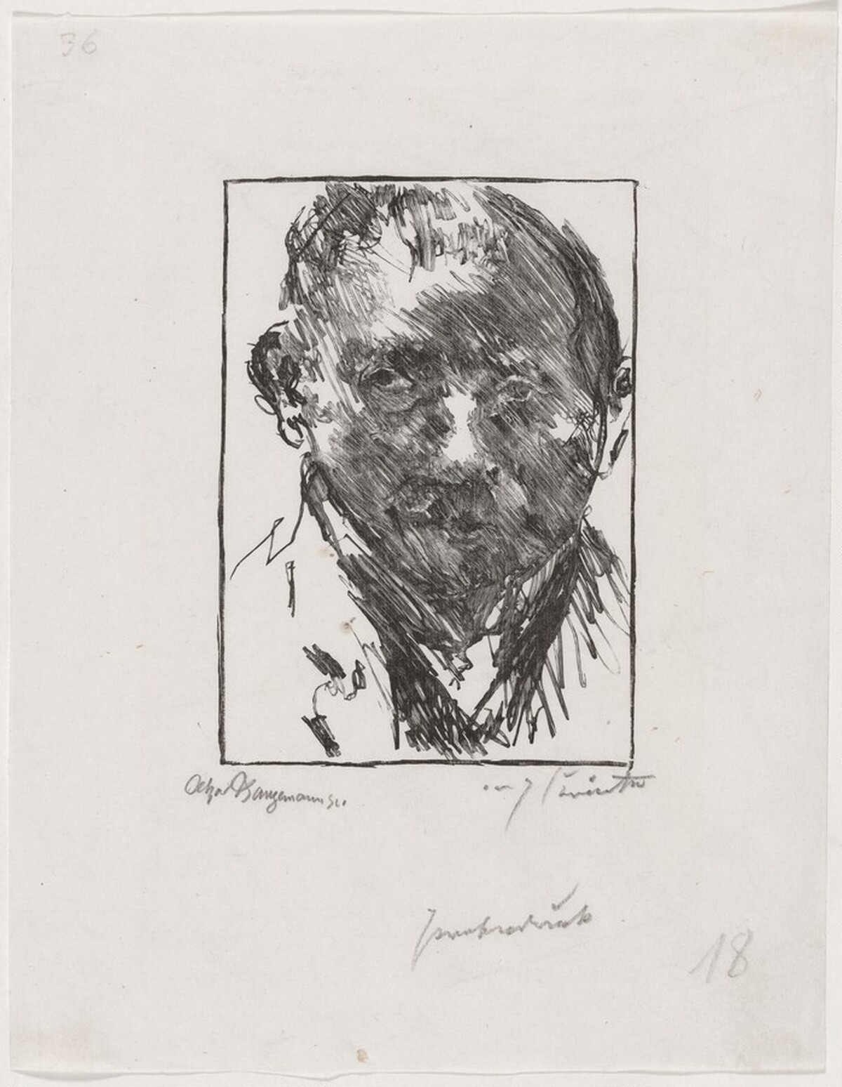 Selbstbildnis by Lovis Corinth