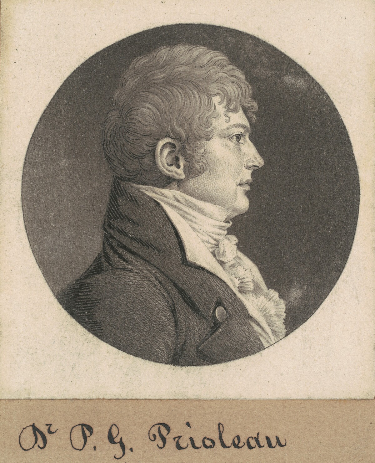 Unidentified Man by Charles B. J. Févret de Saint-Mémin
