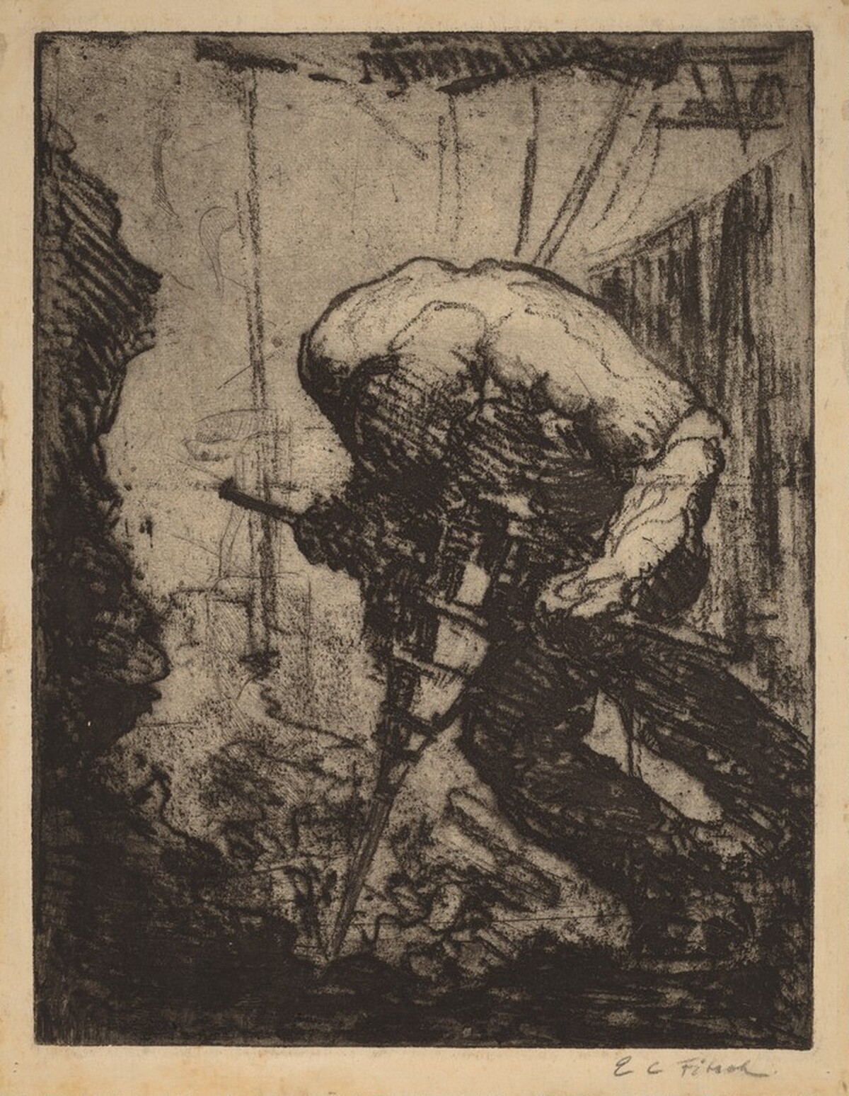The Riviter [sic] by Eugene Camille Fitsch