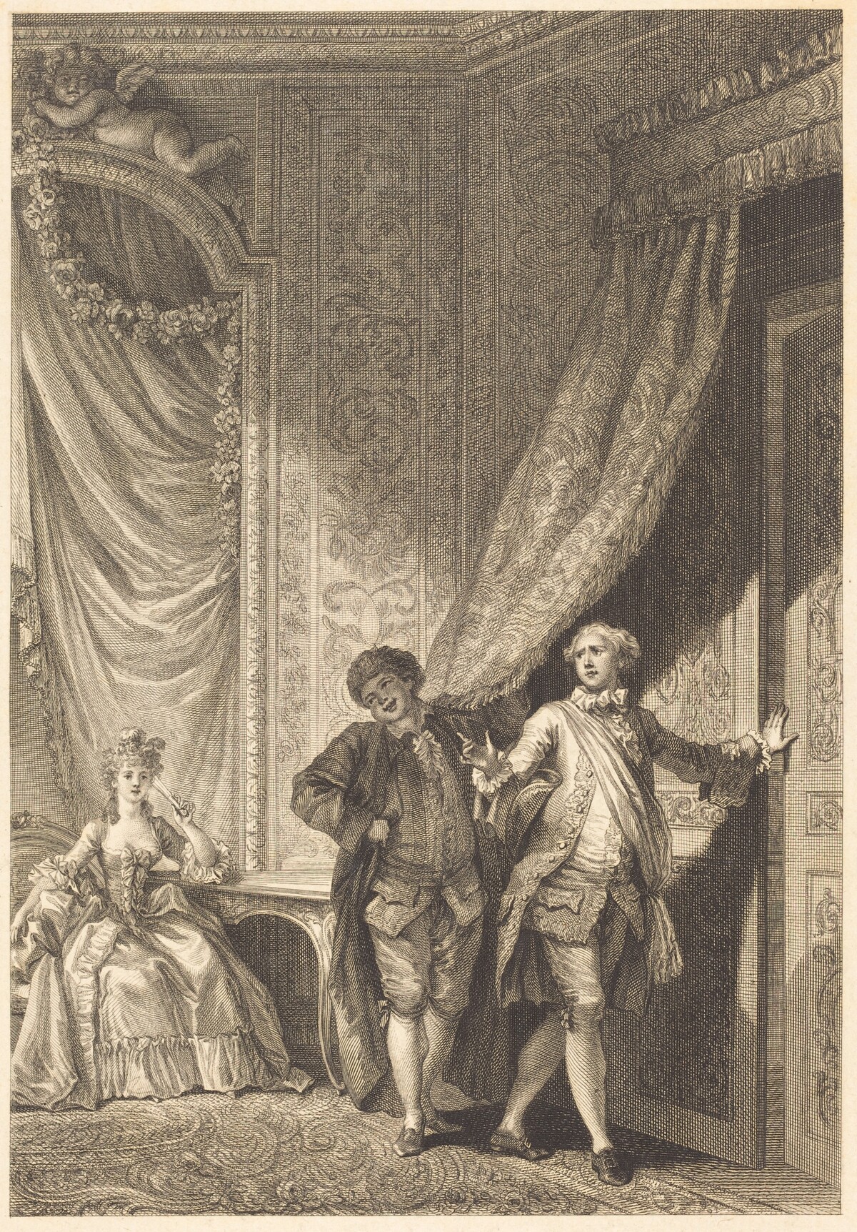 Le magnifique by Jean-Baptiste Tilliard after Jean-Honoré Fragonard