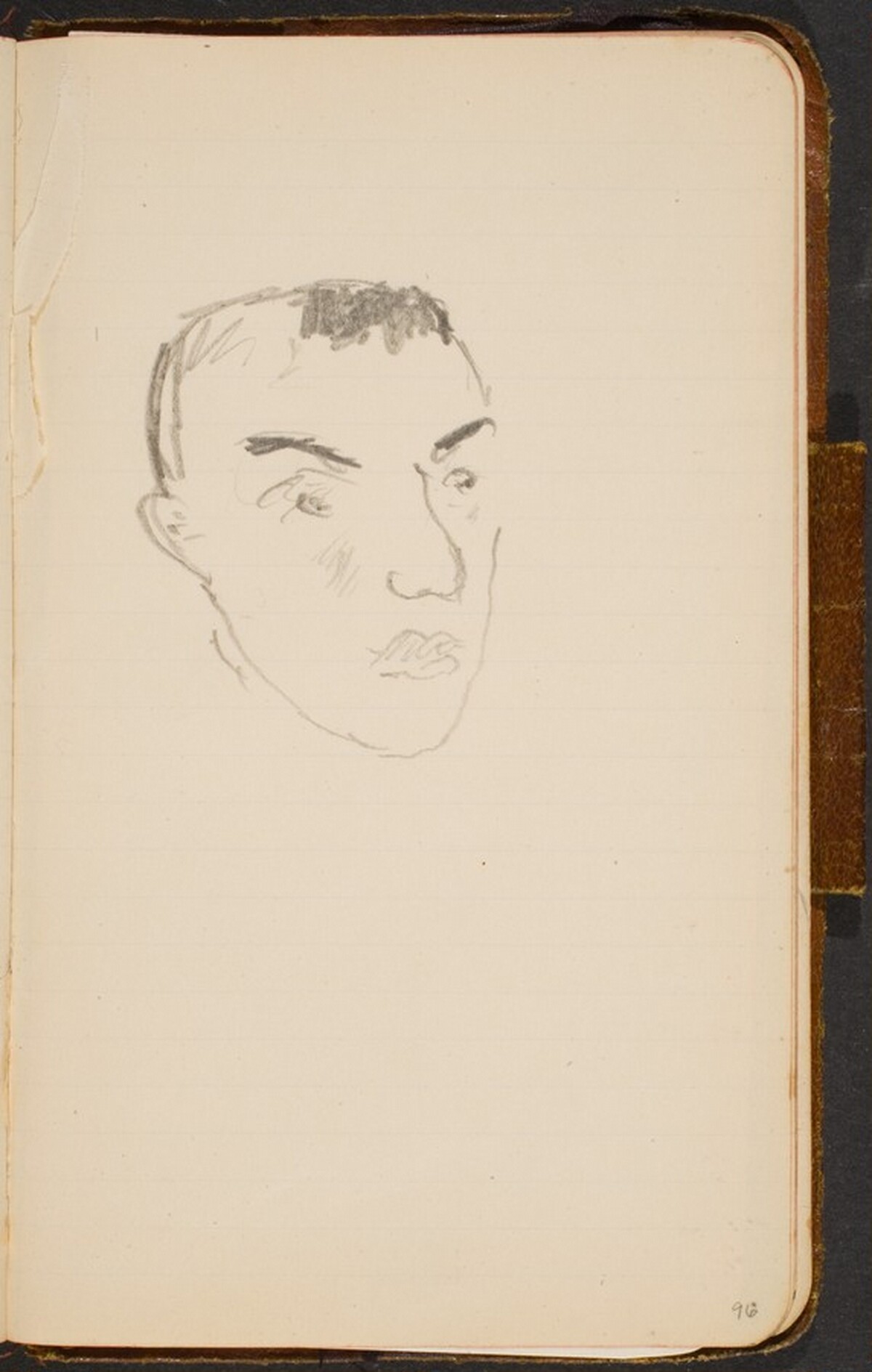männlicher Kopf (Man's Head) [p. 96] by Max Beckmann