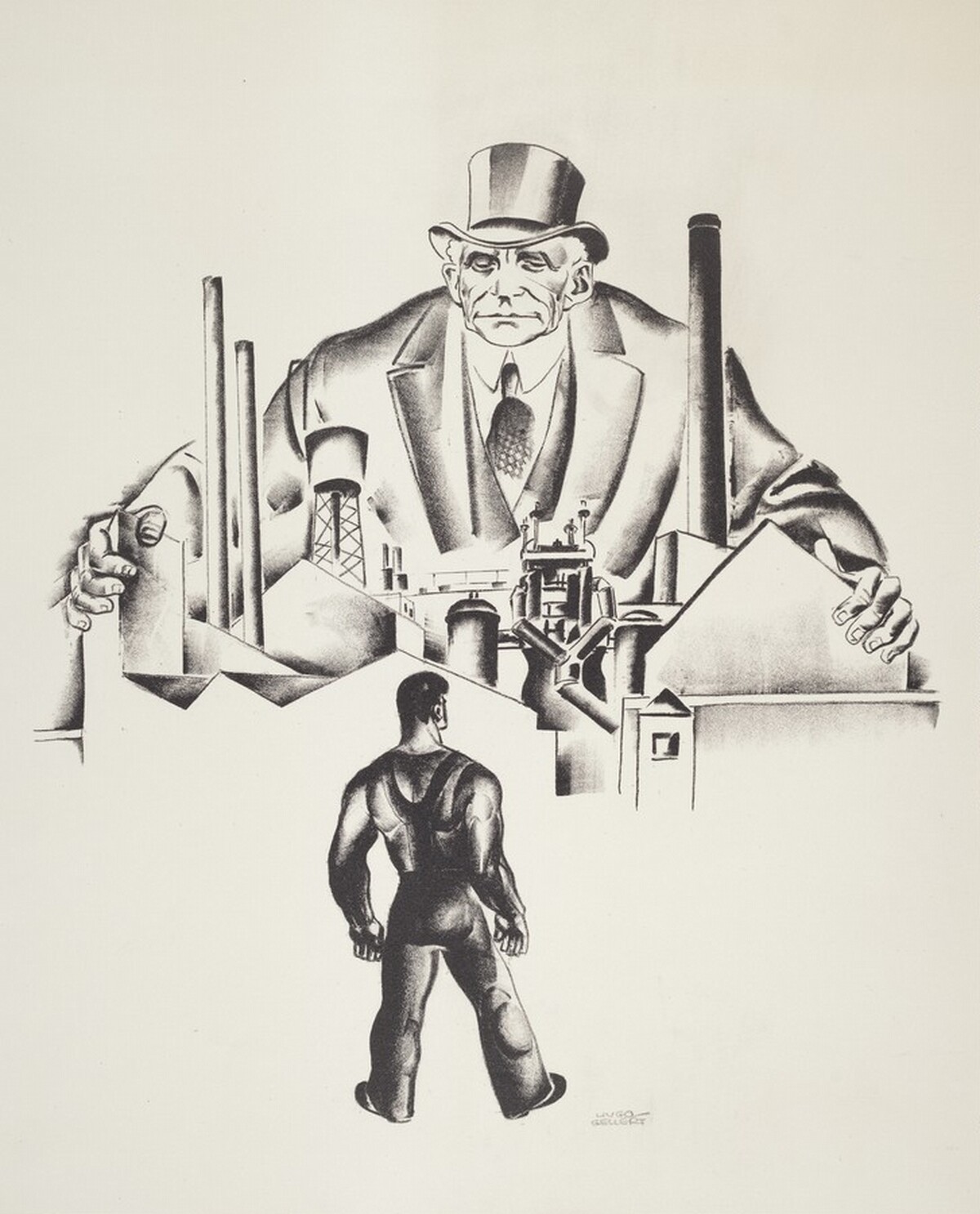 Primary Accumulation 3 by Hugo Gellert