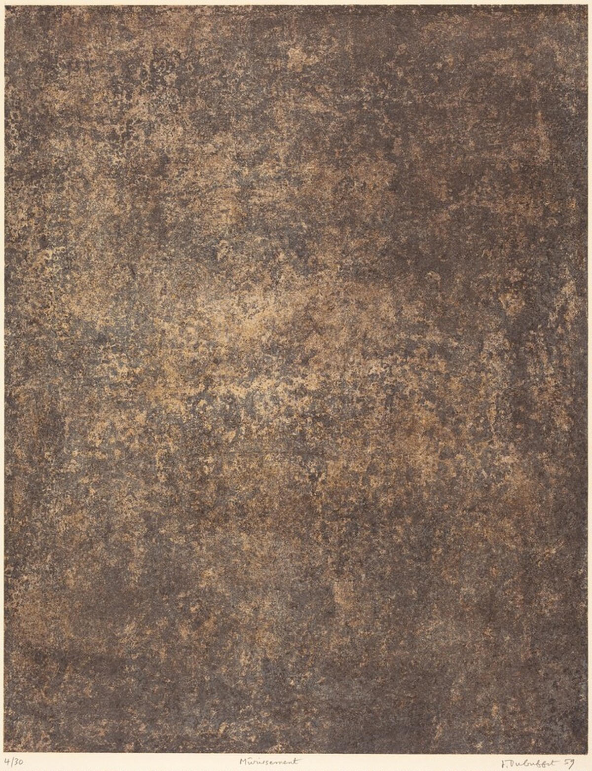 Murissement by Jean Dubuffet