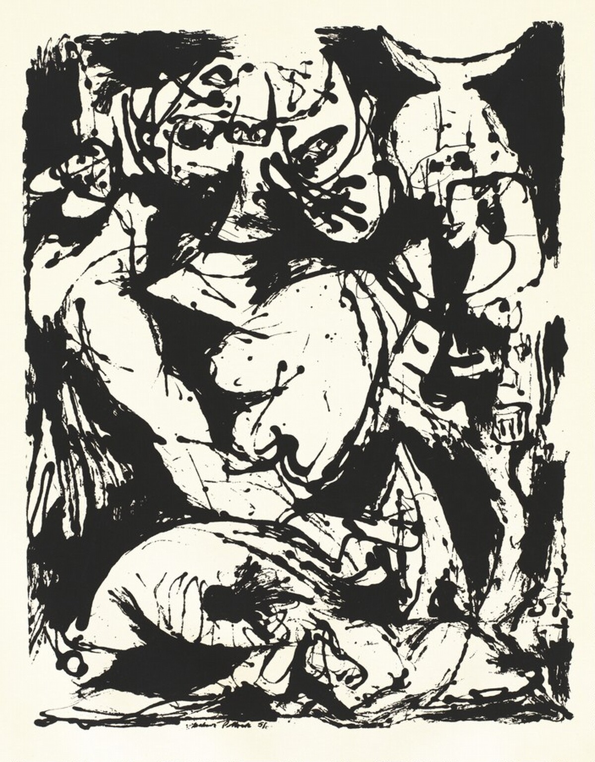 Untitled by Jackson Pollock