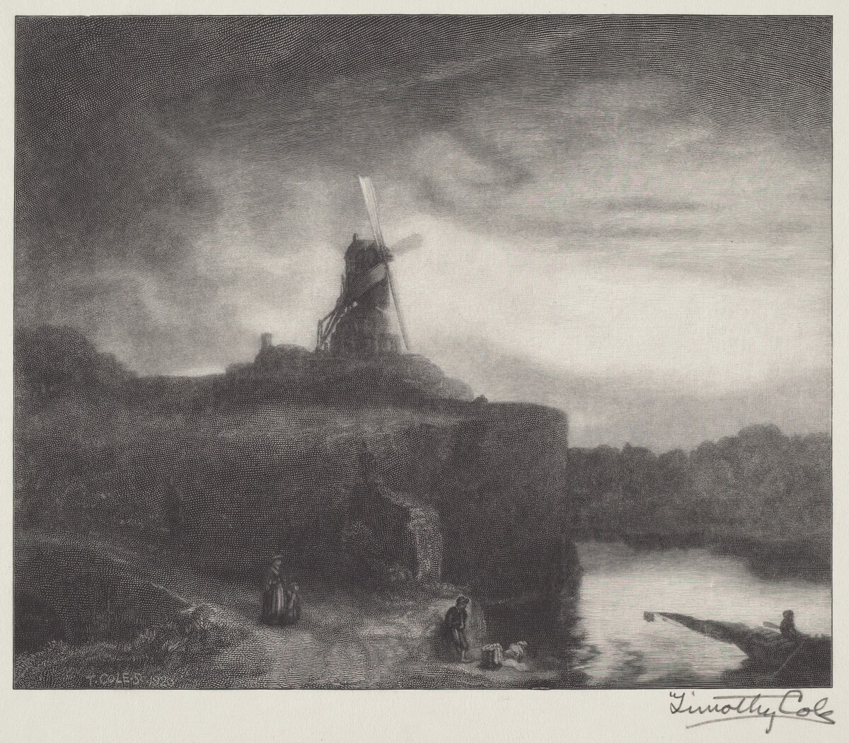 The Mill by Timothy Cole after Rembrandt van Rijn