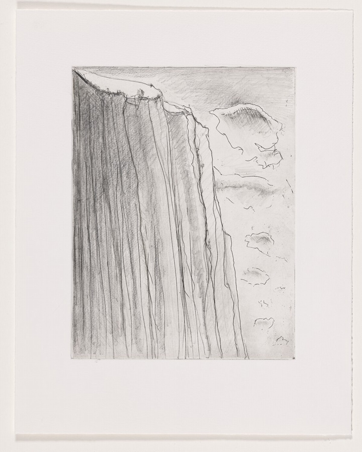 Canyon Clouds [working proof 2] by Wayne Thiebaud