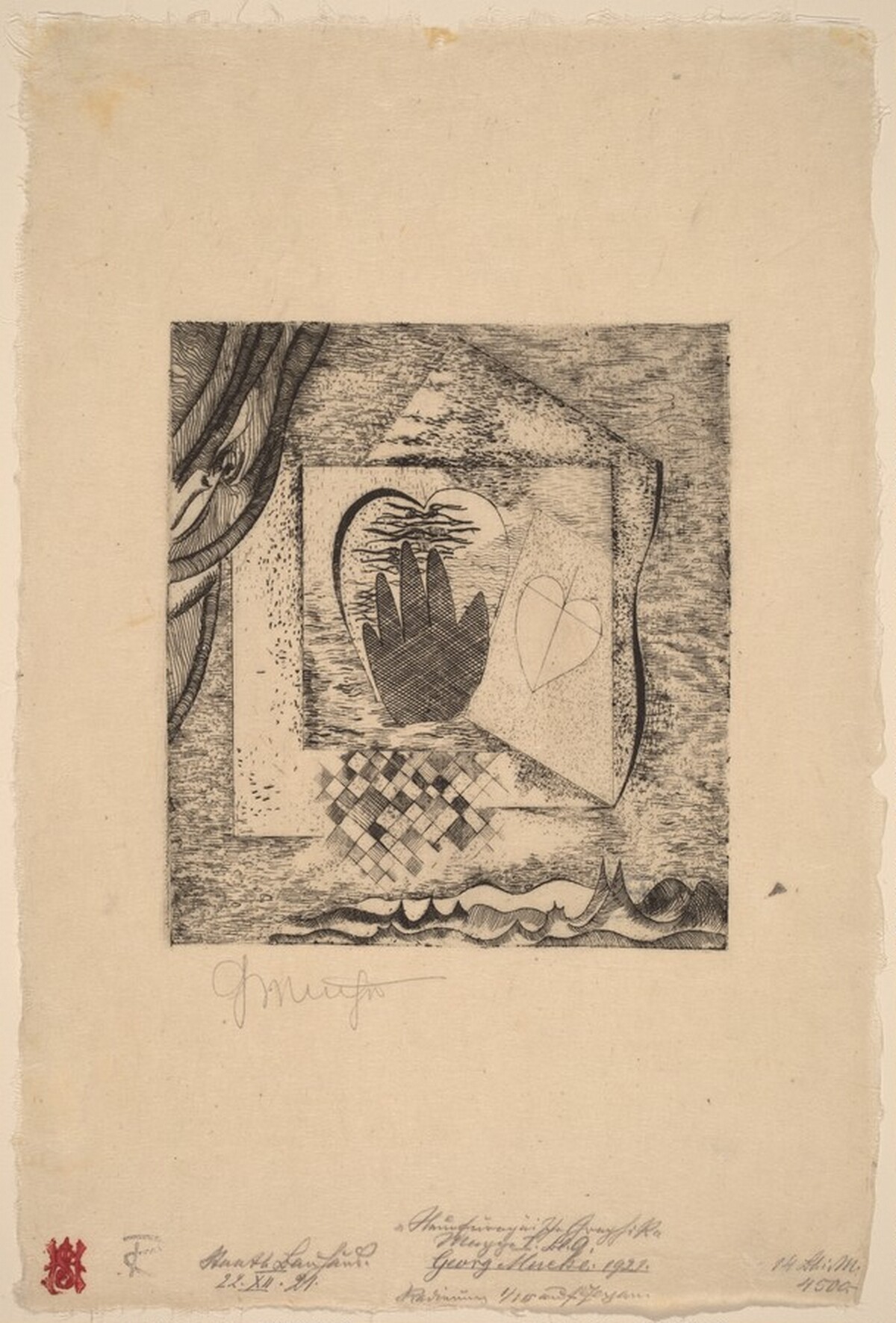 Hand-Heart by Georg Muche