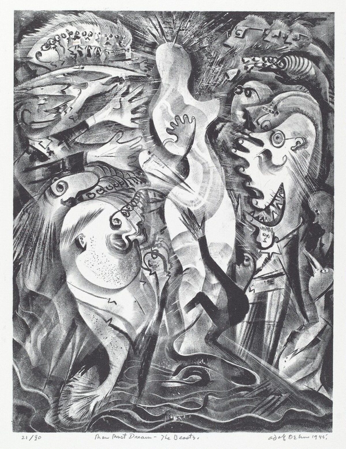 Men Must Dream - The Beasts! by Adolf Arthur Dehn