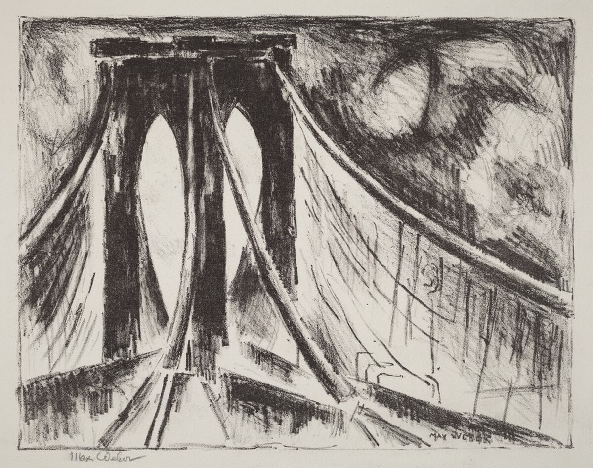 Brooklyn Bridge by Max Weber