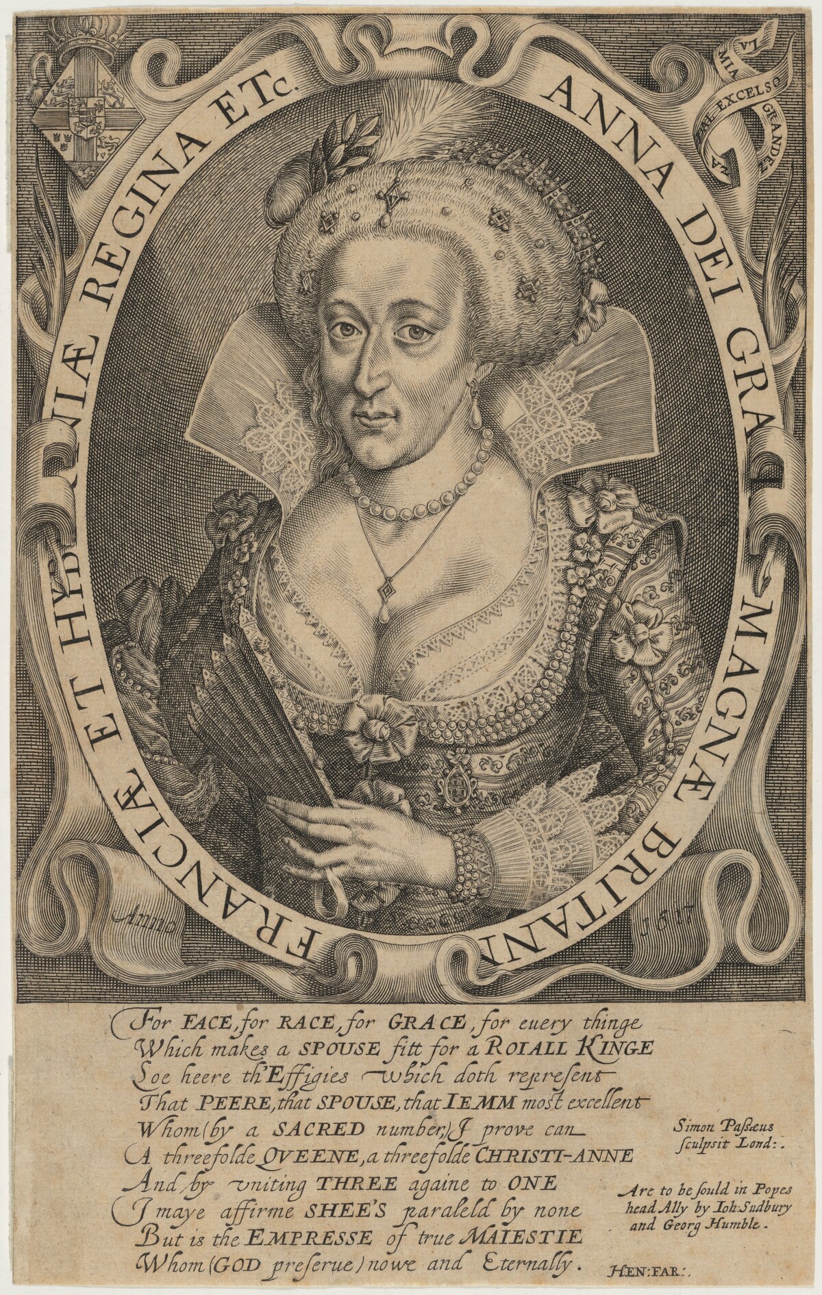 Anne of Denmark by Simon de Passe