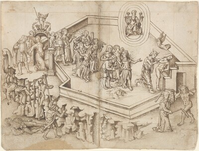 Allegory of the Life of a Scholar in a Rich Household [fol. 3 verso / 4 recto]