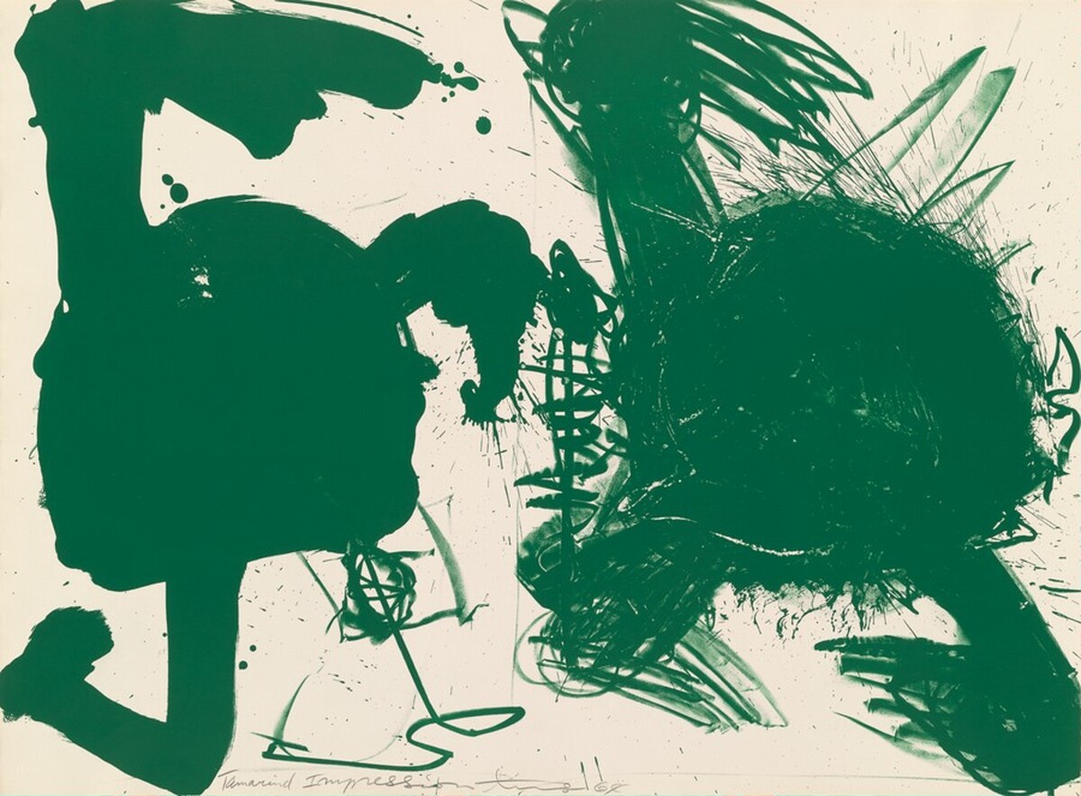 Green Bombshell by Walasse Ting
