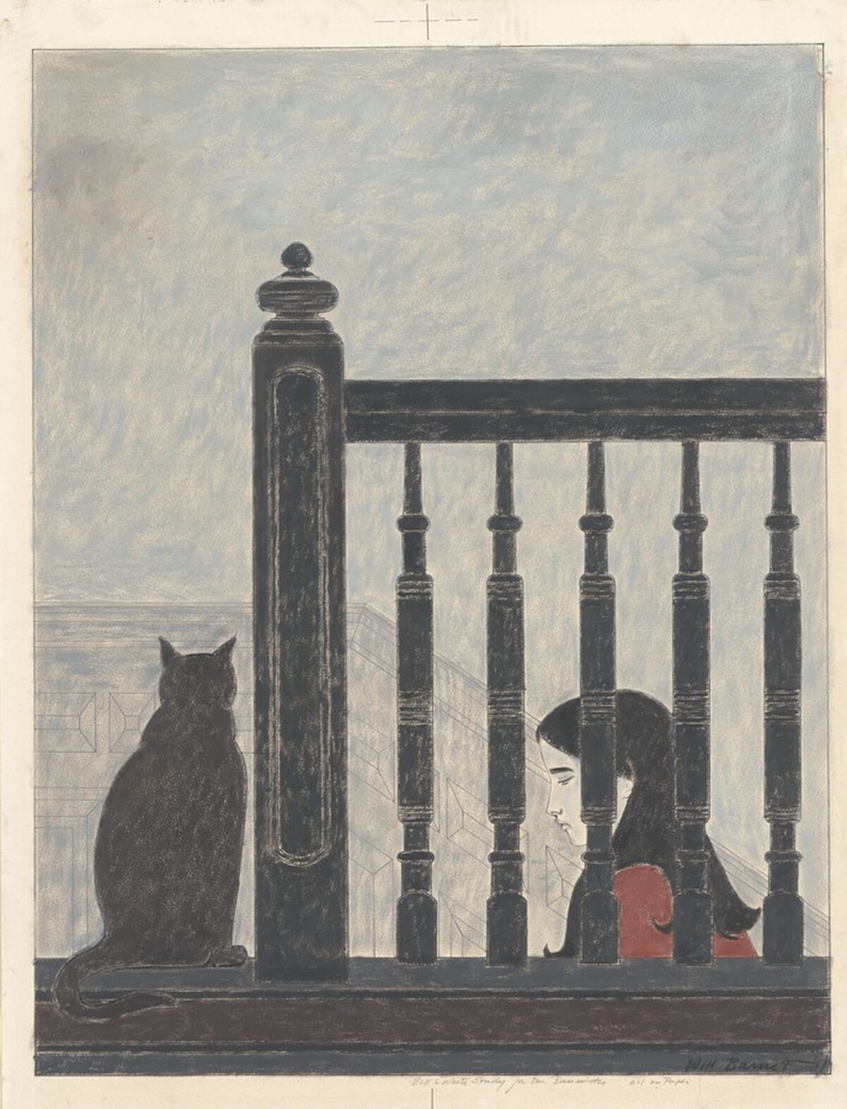 The Bannister by Will Barnet