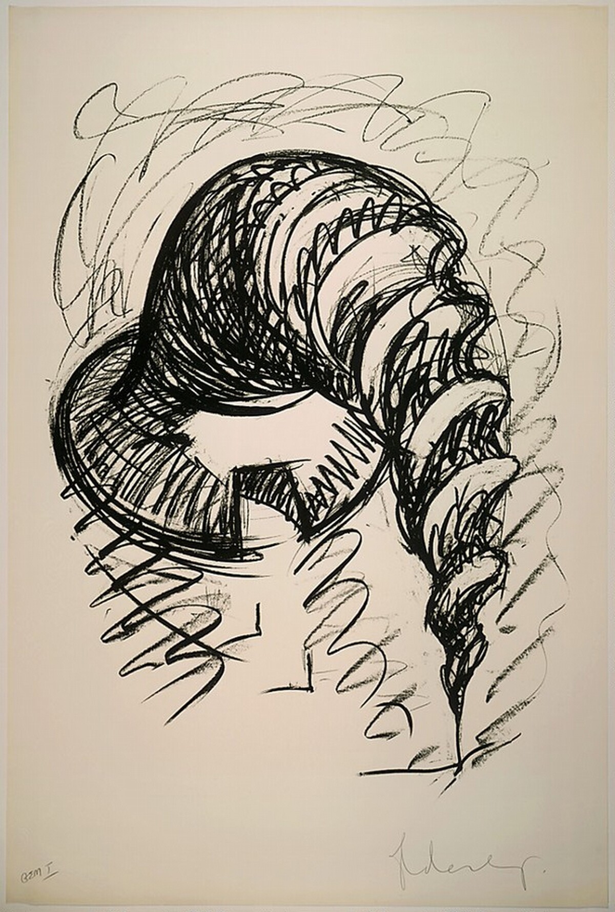 Arched Soft Screw as Building by Claes Oldenburg
