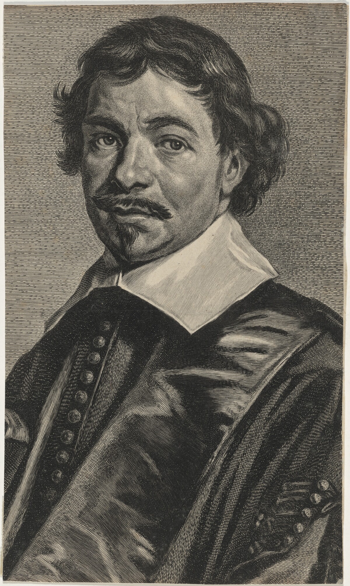 Johannes Hoornbeeck by Jonas Suyderhoff, after Frans Hals