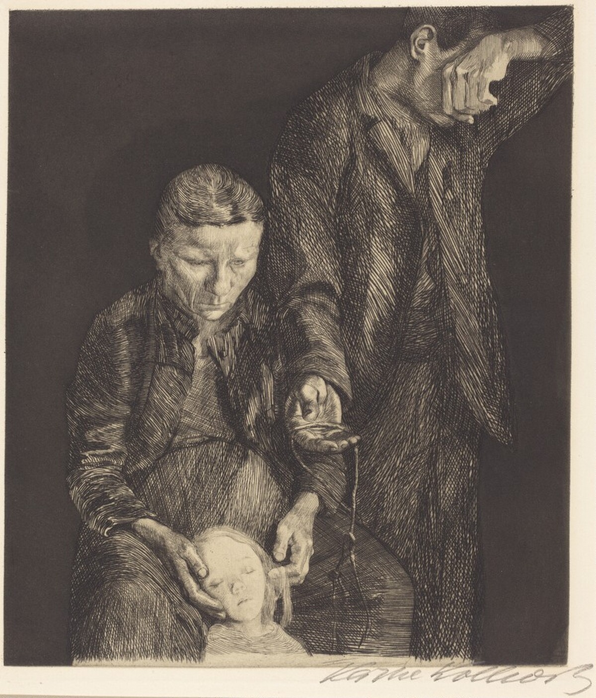 The Downtrodden (Zertretene) by Käthe Kollwitz