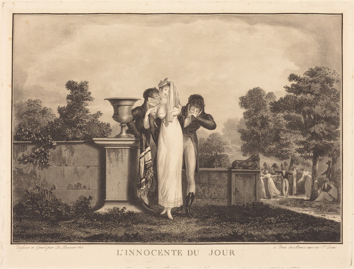 L'Innocente du Jour by Philibert-Louis Debucourt