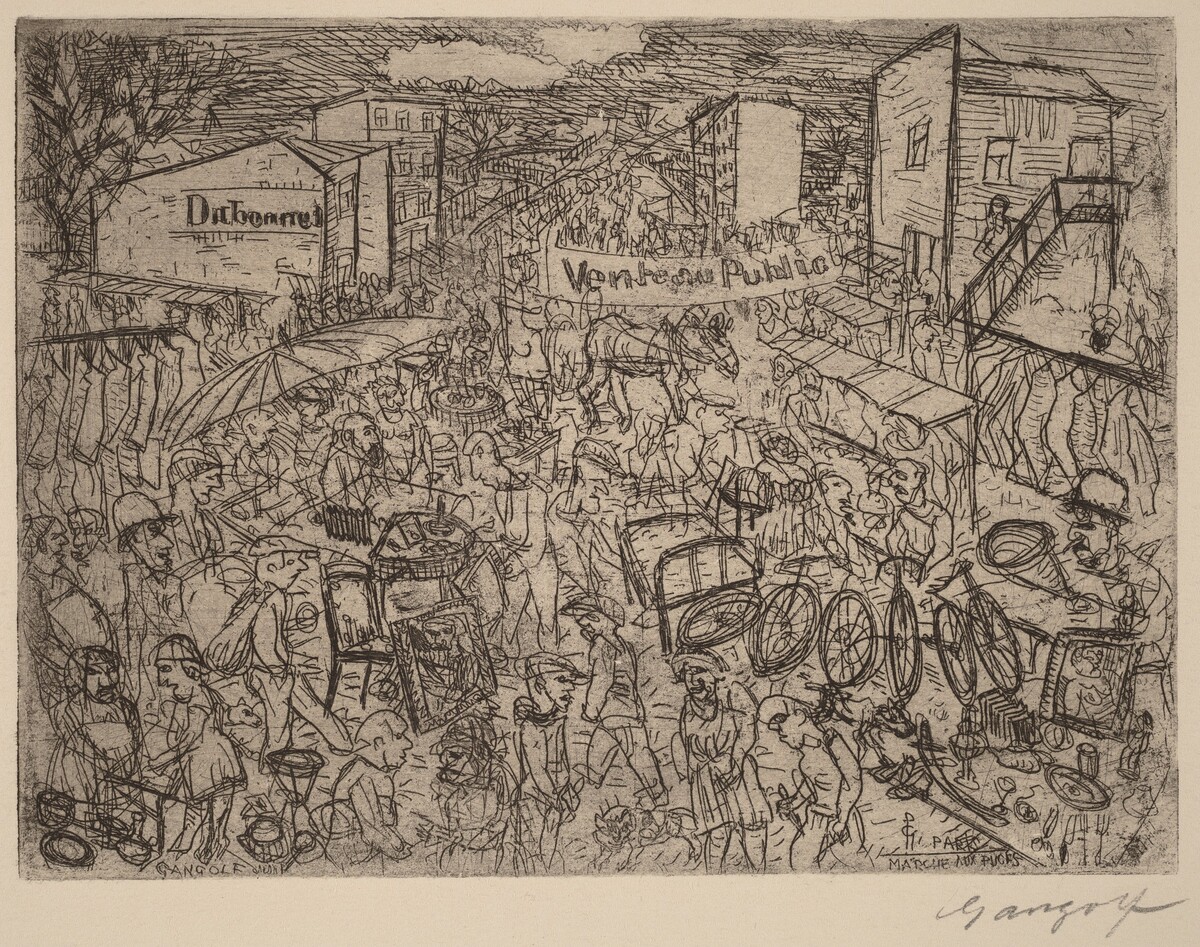 PARIS MARCHÉ AUX PUCES (Paris Flea Market) by Paul Gangolf