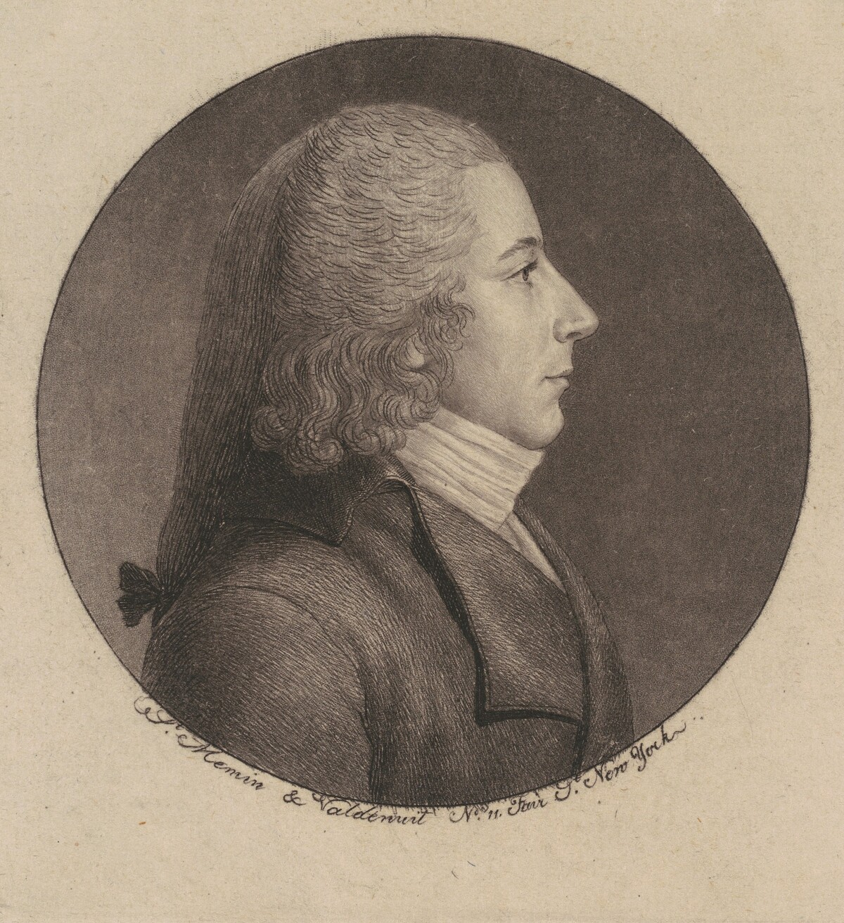 Unidentified Man by Charles B. J. Févret de Saint-Mémin