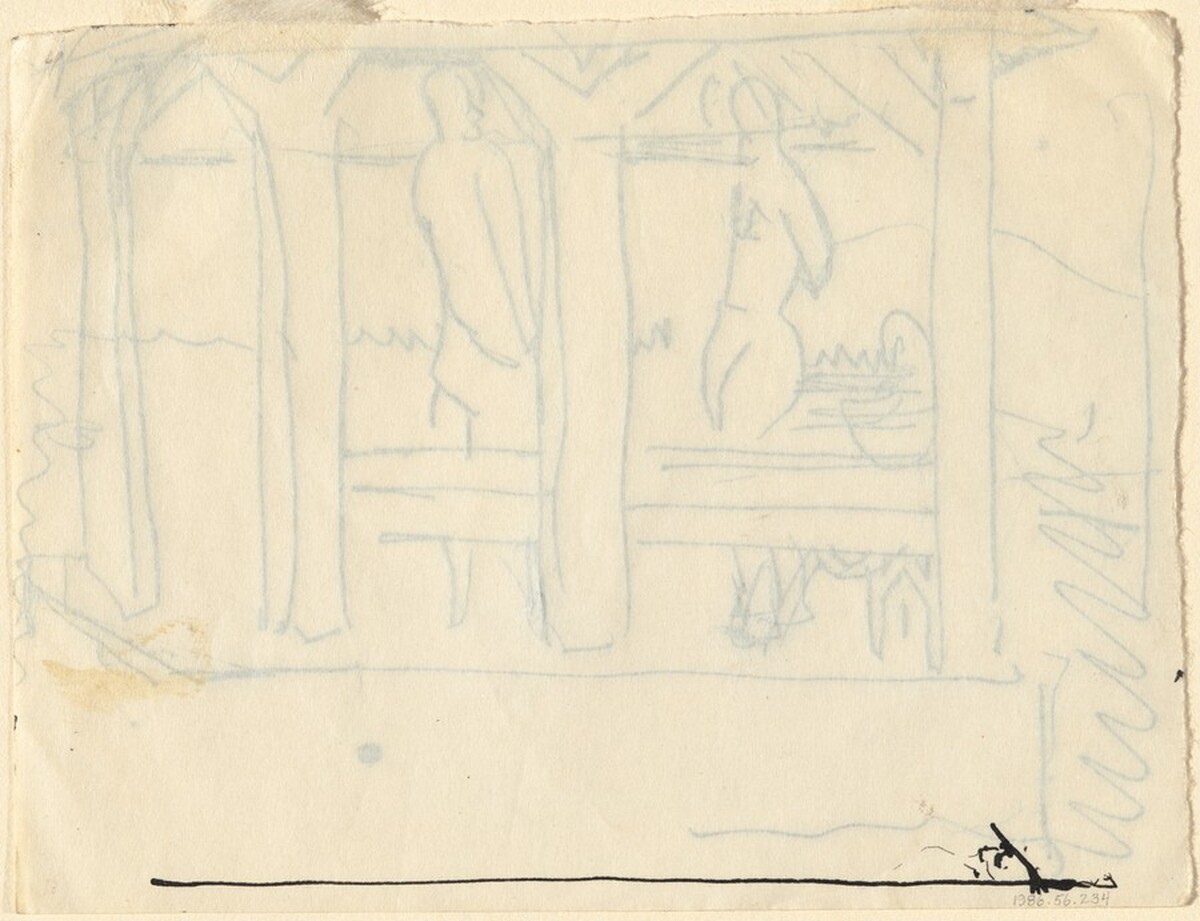 Untitled [verso] by Mark Rothko