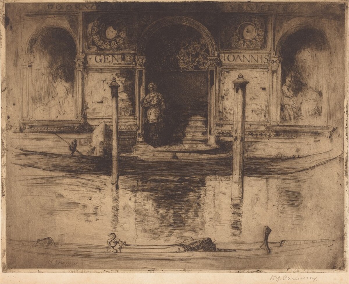The Palace Doorway by David Young Cameron