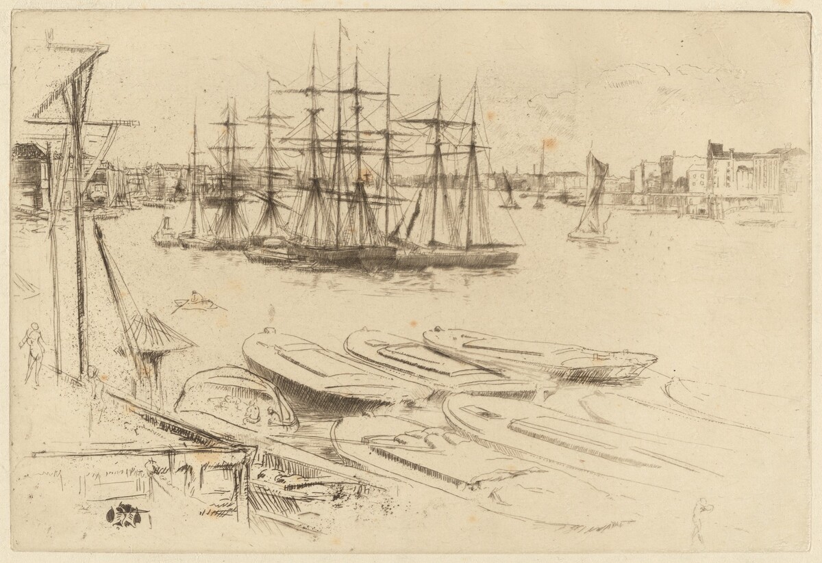 The Large Pool by James McNeill Whistler