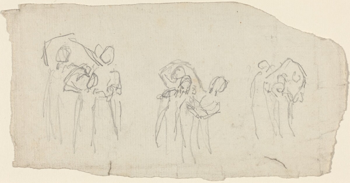 Three Groups of Dancers by John Flaxman