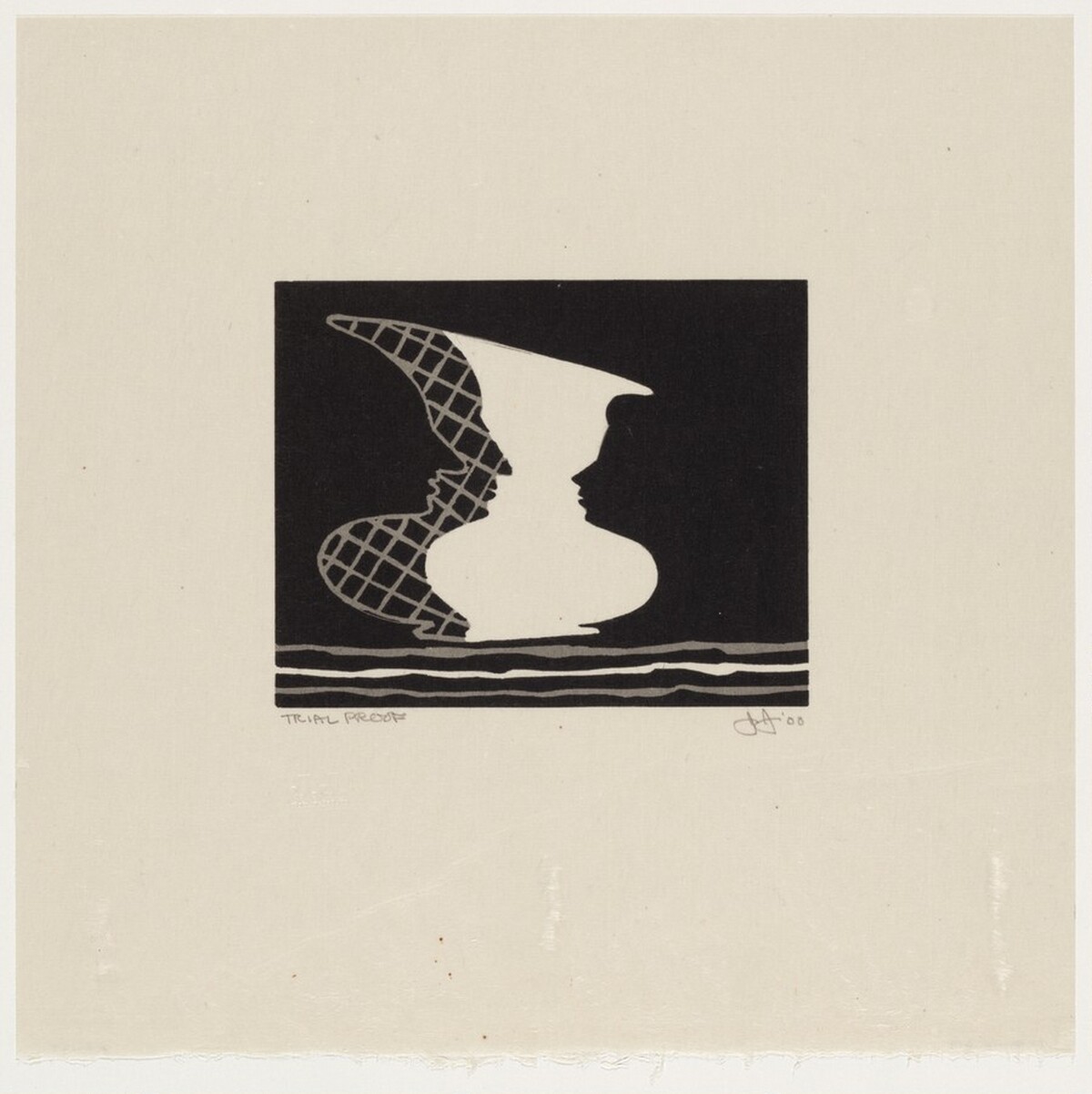 Untitled [trial proof] by Jasper Johns