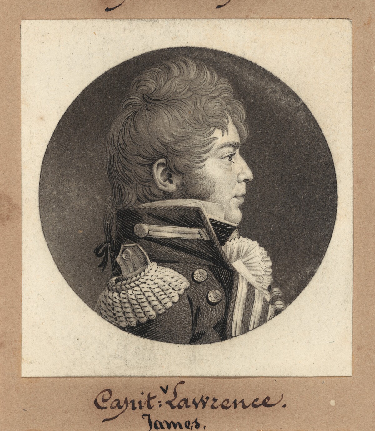 James Lawrence by Charles B. J. Févret de Saint-Mémin