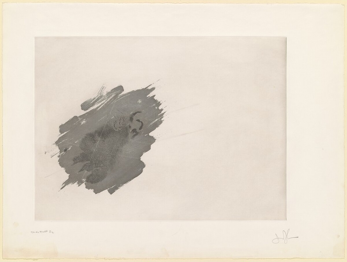 Face [trial proof 1] by Jasper Johns