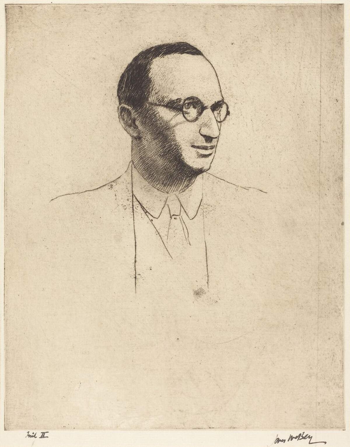 Lessing J. Rosenwald by James McBey