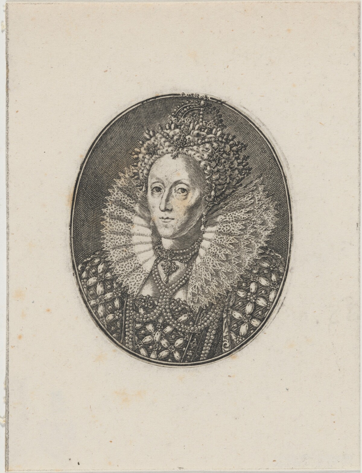 Elizabeth, Queen of England by Simon de Passe