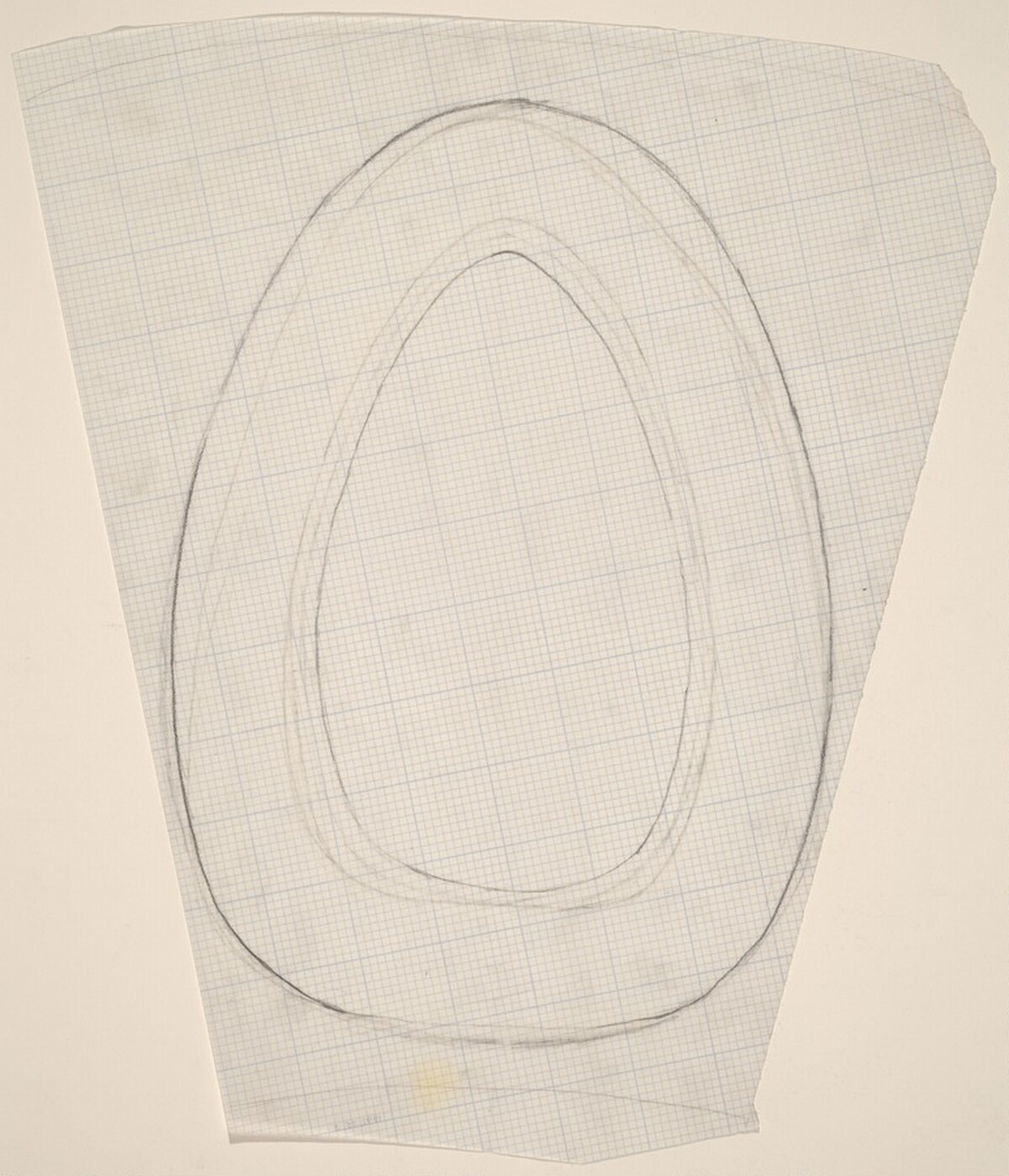 Sketch for "Building - Blocks for a Doorway" (O) by Vito Acconci
