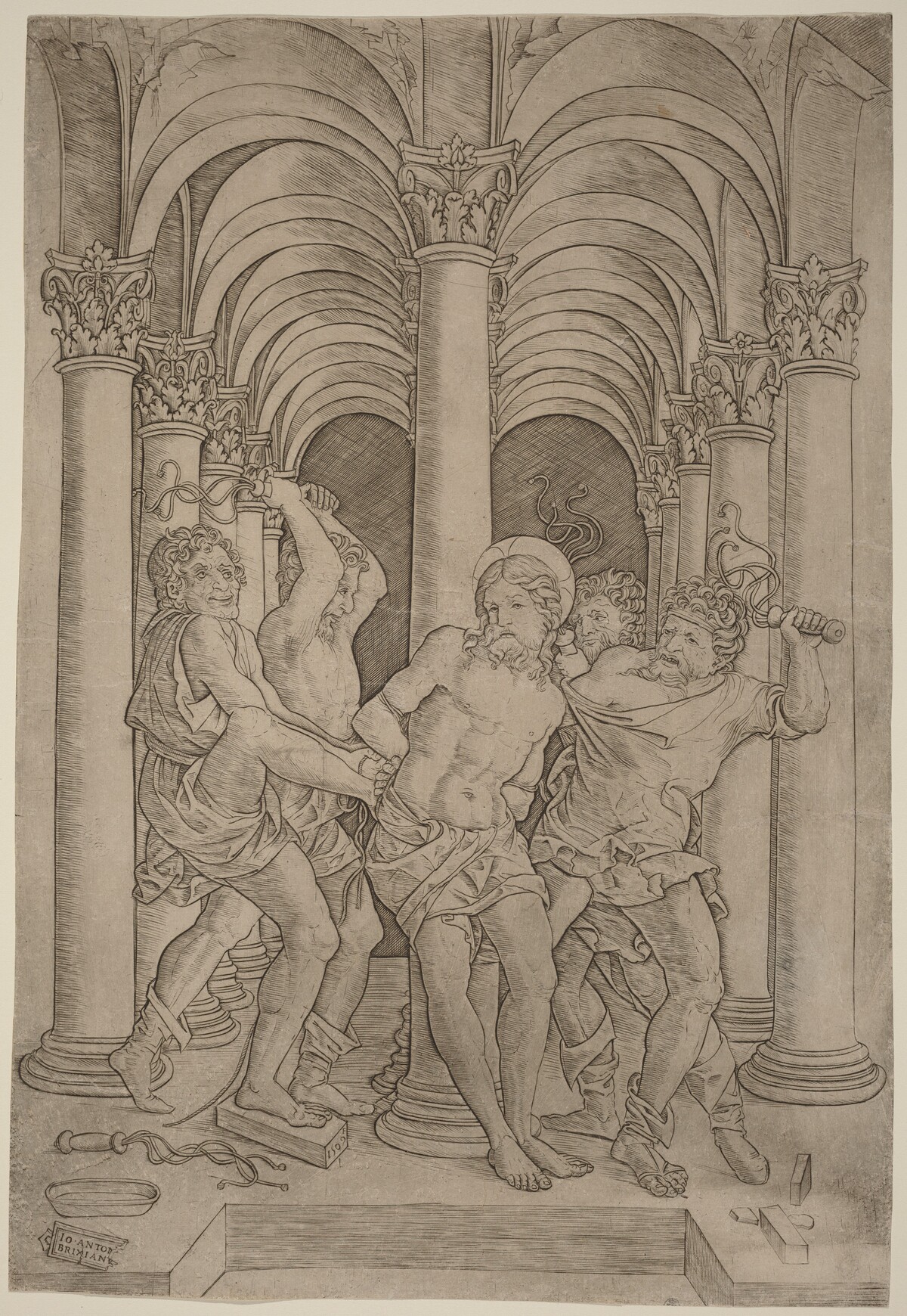 Flagellation by Giovanni Antonio da Brescia